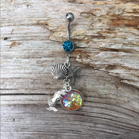 Mermaid Belly Button Navel‎ Ring - Picture 1 of 1